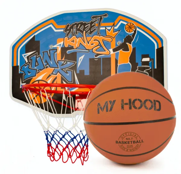 My Hood - Koripallokori taustalevyllä - Sisältää pallon