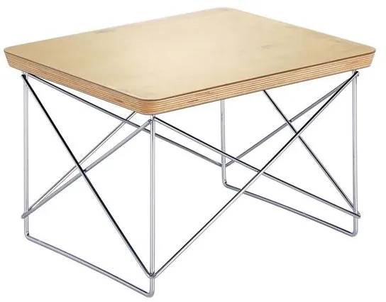 Vitra Occasional LTR yöpöytä lehtikulta/kromi