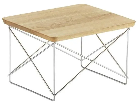 Vitra Occasional LTR yöpöytä tammi/kromi